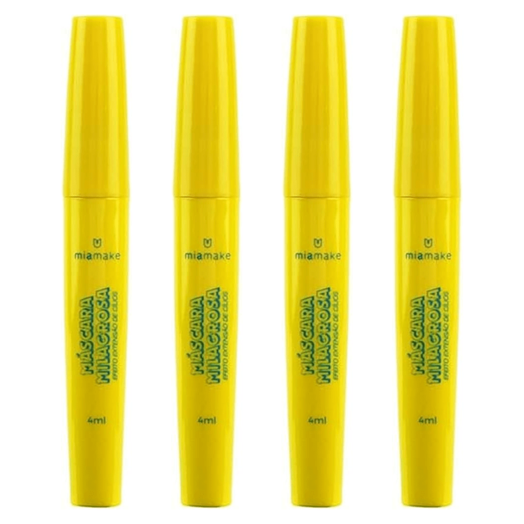 MASCARA PARA CILIOS MILAGROSA DISPLAY COM 4 PÇS