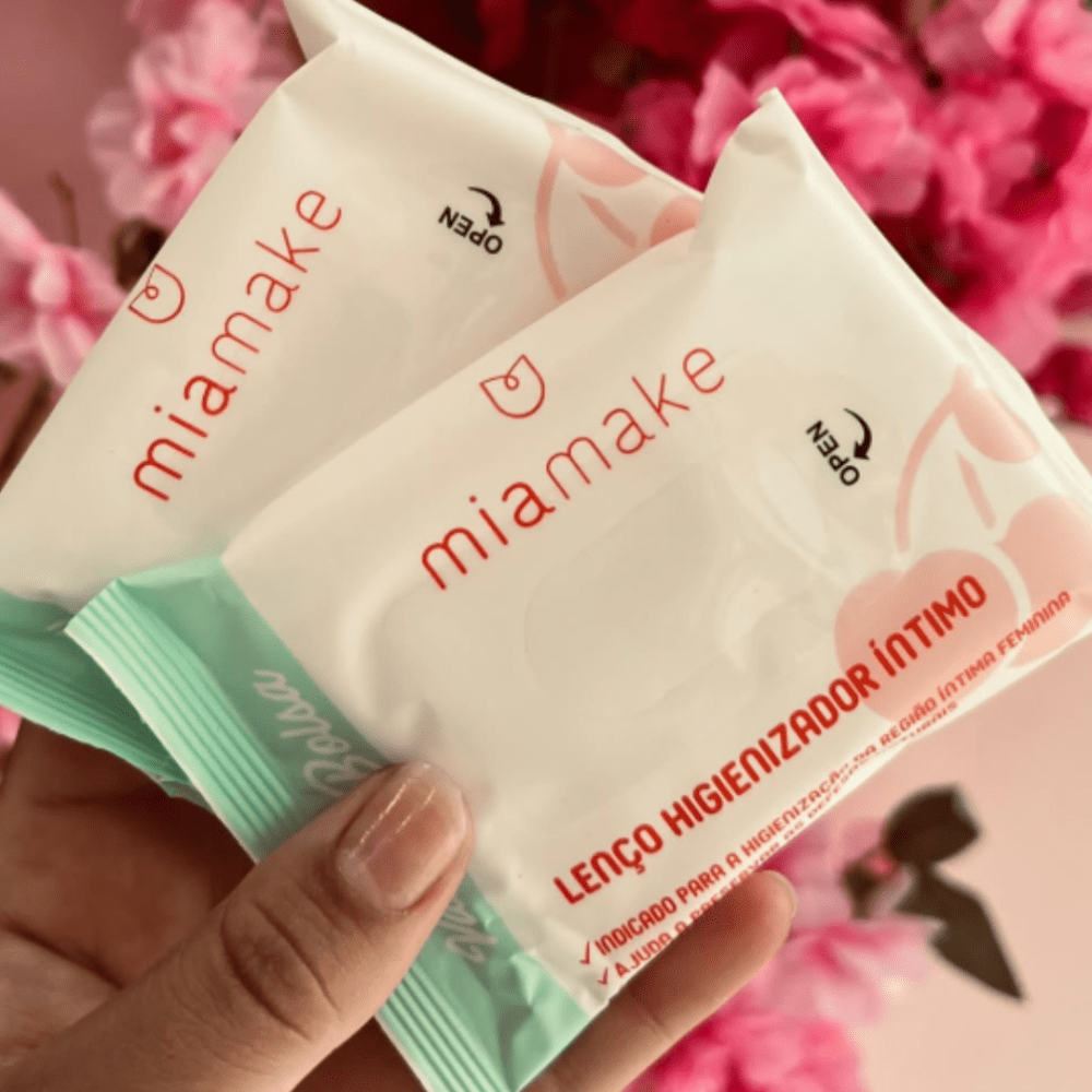 LENÇO HIGIENIZADOR INTIMO POCKET MIA MAKE UNIDADE