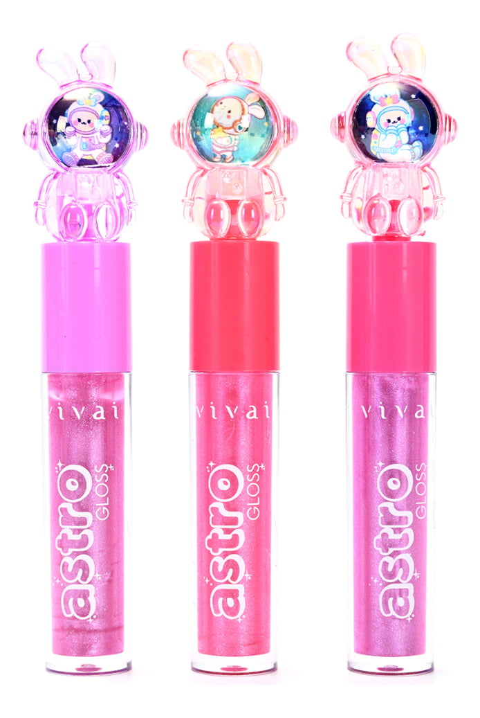 3 Gloss Astro Vivai Brilho Labial Hidratante Revenda