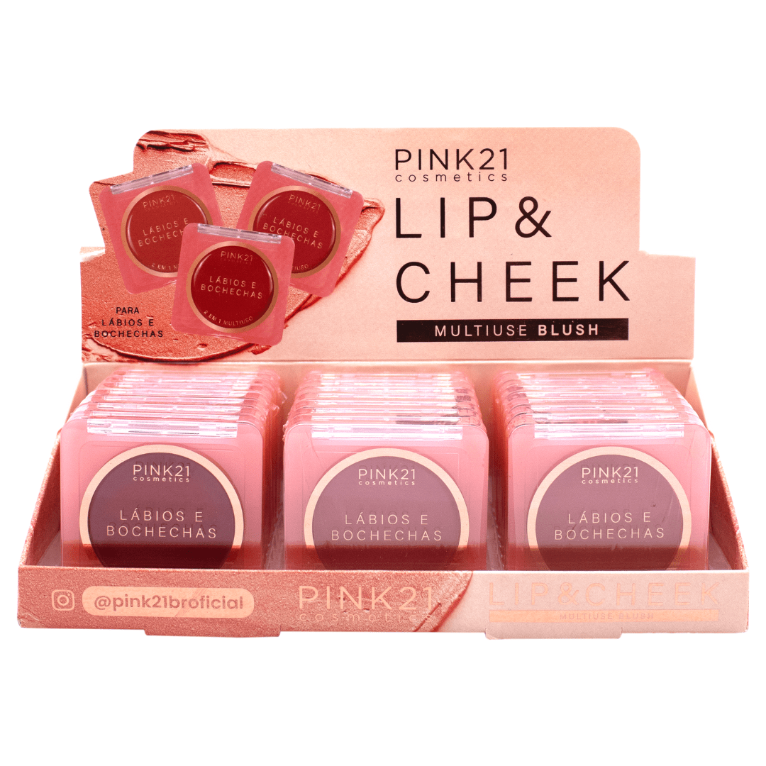 BLUSH LIP E CHECK PINK 21 C/24