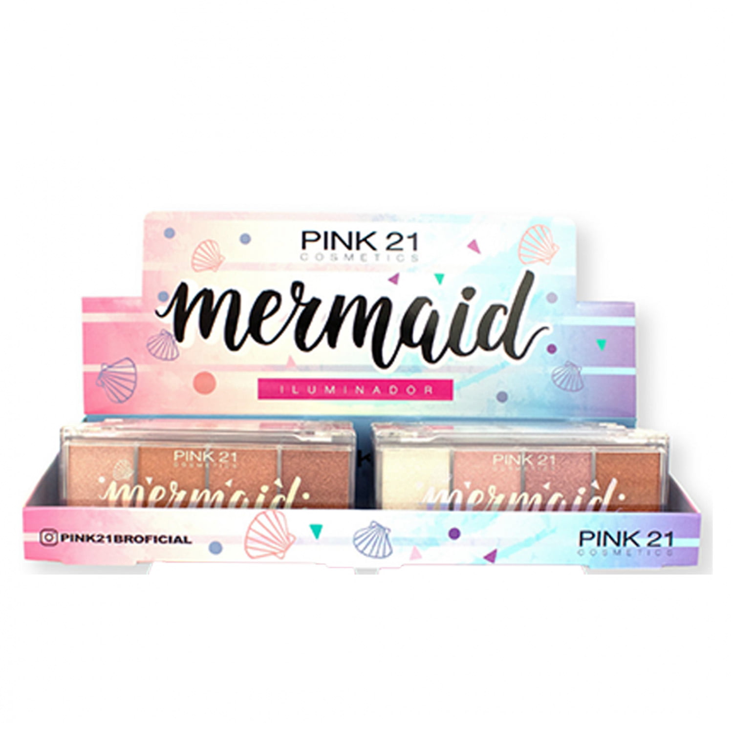 Iluminador Mermaid  - Pink21 12un