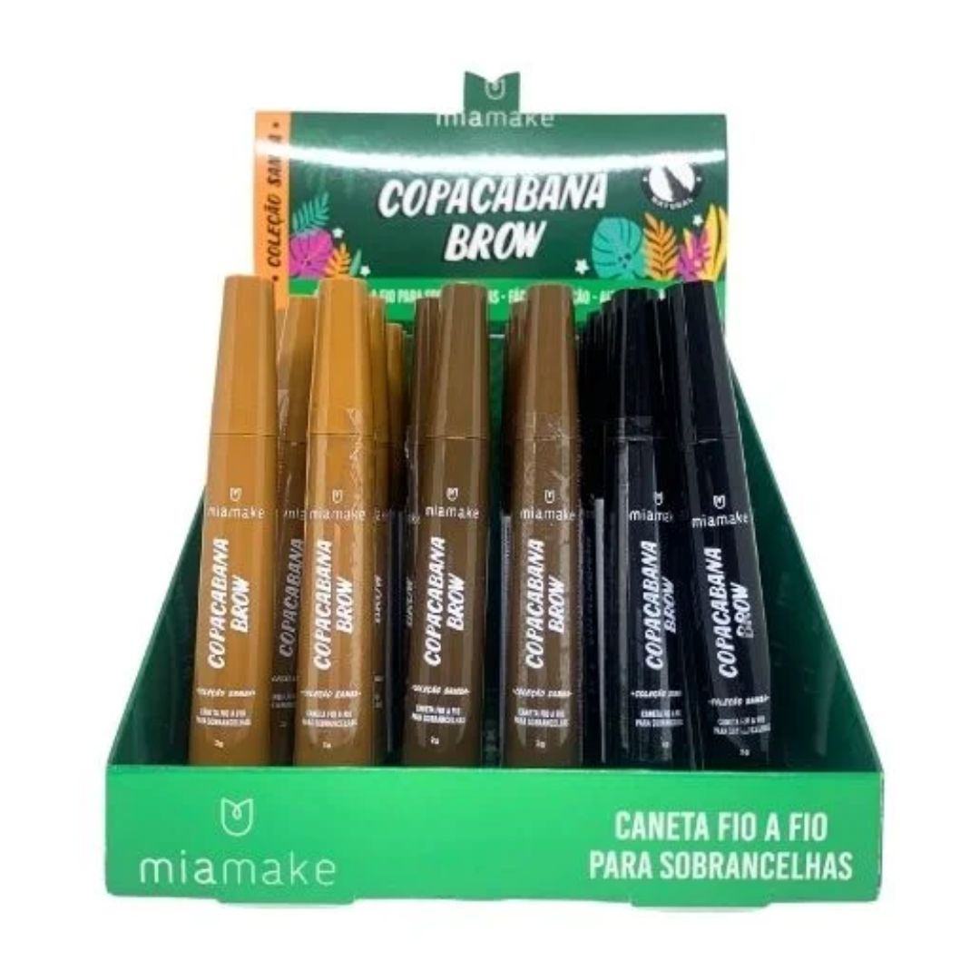CANETA FIO A FIO PARA SOBRANCELHAS COPACABANA BROW MIA MAKE C/36