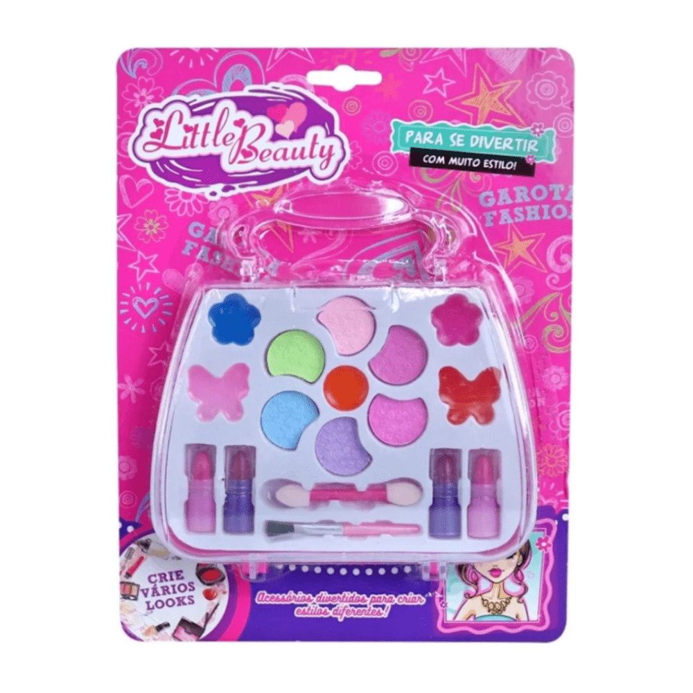 ESTOJO DE MAQUIAGEM SOMBRA INFANTIL BOLSA LITTLE BEAUTY