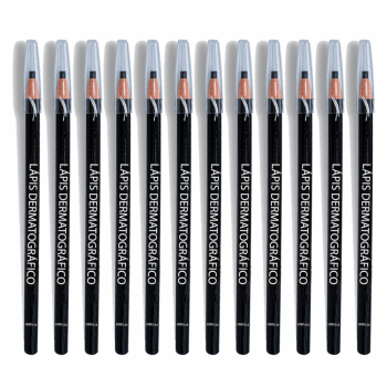 6 Lápis Dermatográfico Preto