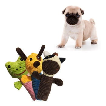 3 Brinquedo Pet Cães Durabilidade E Qualidade Bichinhos Fofos SORTIDO