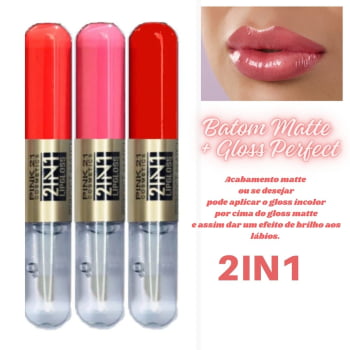 6 Lip Gloss Pink 21 