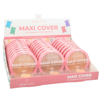 PÓ COMPACTO MAXI COVER MIA MAKE MÉDIO VANILLA UNIDADE