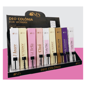 Deo Colonia 45ml Isis Make Up - 9 PÇS 