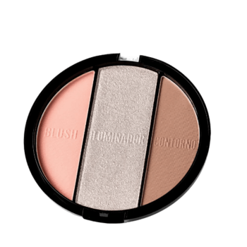 Paleta Multifuncional Perfect – Contorno, Blush e Iluminador Bella Femme 