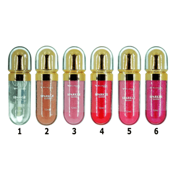 GLOSS LABIAL SPARKLE BELLA FEMME C/6 PÇS