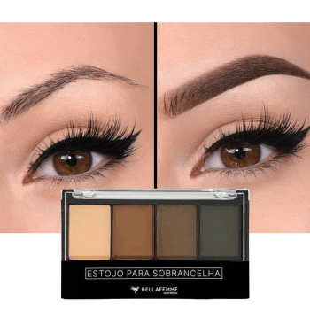Paleta De Sobrancelha Com Primer Bella Femme Completa Unidade