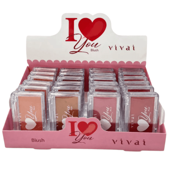 BLUSH  I LOVE YOU VIVAI  DISPLAY COM 4 PÇS