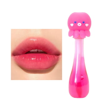 Lip Gloss Aqua Pink 21 Toque de Glamour e Brilho Beleza Natural