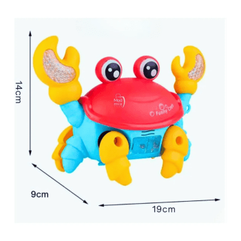 Caranguejo Fujão Musical Brinquedo Divertido Infantil Pilhas