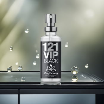 Perfume 121 Vip Black Masculino 15ml Eau De Toilette Mayflower