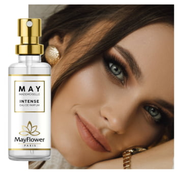 Perfume Fragrância May Mademoiselle Feminino 15ml Mayflower