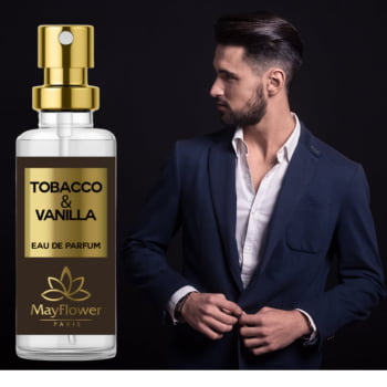 Perfume Tobacco & Vanilla Masculino MayFlower Fragrâncias 15ml