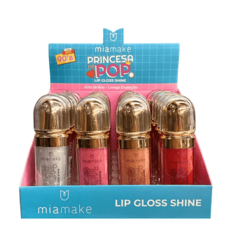 LIP GLOSS PRINCESA DO POP MIA MAKE 24 PÇS