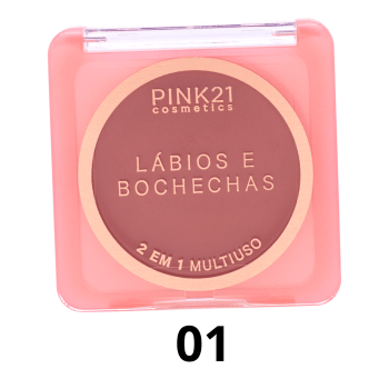 BLUSH LIP E CHECK PINK 21 C/24