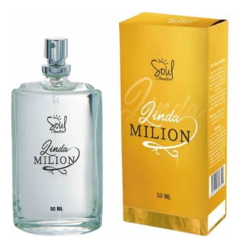 Kit Perfume Soul Na Lata De Presente Colar Gloss E Chaveiro