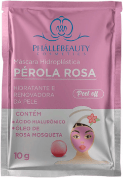 Máscara Facial Esfoliante Argila Rosa Sachê da Phálle Beauty 25 UN 