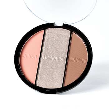 Paleta Multifuncional Perfect – Contorno, Blush e Iluminador Bella Femme 12pçs