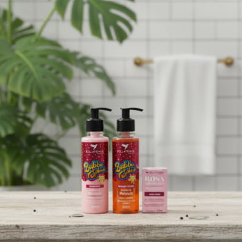 Kit Bella Femme Hidratante Óleo Rosa Mosqueta Melancia Tuttifruti Morango