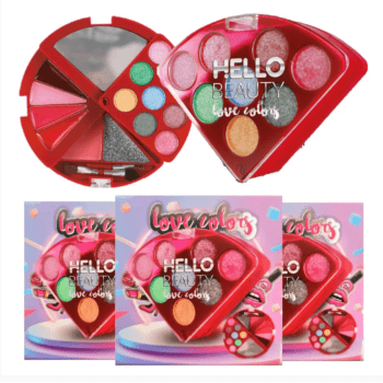 KIT DE MAQUIAGEM JOVEM HELLO BEAUTY C/12