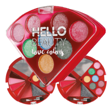 KIT DE MAQUIAGEM JOVEM HELLO BEAUTY C/12