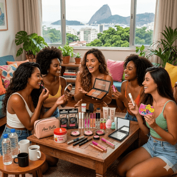 KIT REVENDA MAQUIAGEM COMPLETO ALTA ROTATIVIDADE 51 ITENS