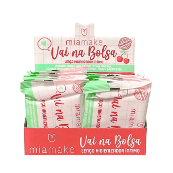 LENÇO HIGIENIZADOR INTIMO POCKET MIA MAKE C/12 LENÇO HIGIENIZADOR INTIMO POCKET MIA MAKE C/12