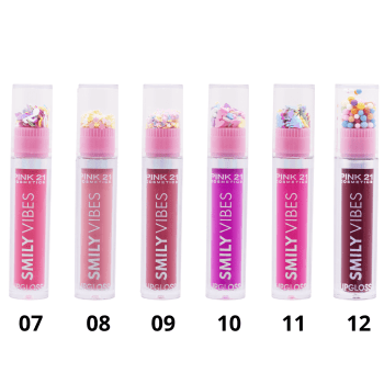 LIPGLOSS SMILY VIBES PINK 21 C/24