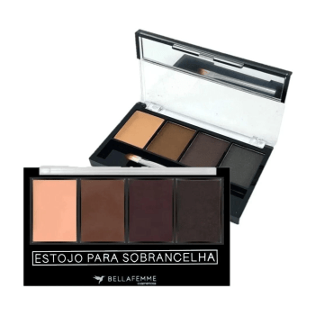 Paleta De Sobrancelha Com Primer Bella Femme Completa C/24