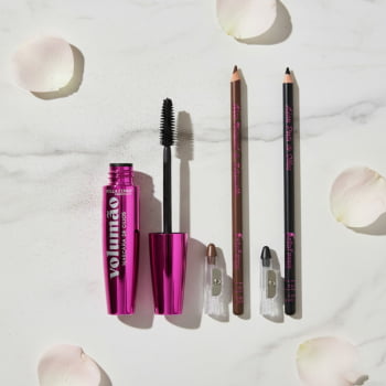 Kit Rímel Volume Lápis Olho E Sobrancelha Alta Definição