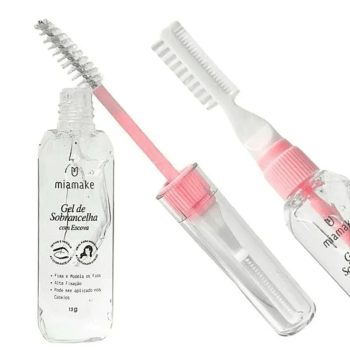 GEL DE SOBRANCELHA COM ESCOVA MIA MAKE 24PÇS
