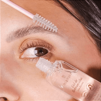 GEL DE SOBRANCELHA COM ESCOVA MIA MAKE 24PÇS