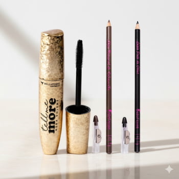 Kit Rímel Volume Lápis Olho E Sobrancelha Alta Definição