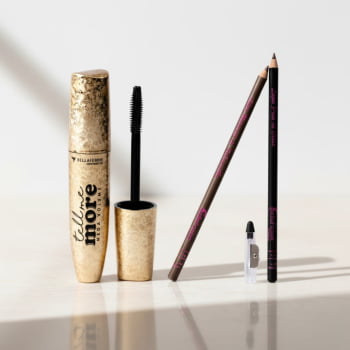 Kit Rímel Volume Lápis Olho E Sobrancelha Alta Definição