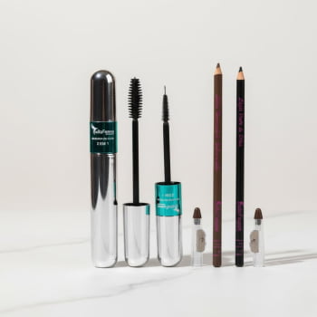 Kit Rímel Volume Lápis Olho E Sobrancelha Alta Definição