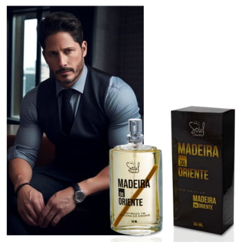 Perfume Madeira do Oriente Masculino 50ml Notas Marcantes e Duradouras