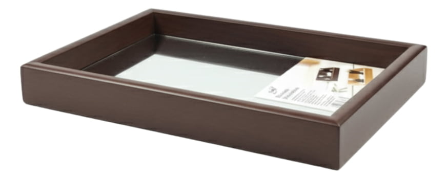 Bandeja Decorativa Retangular Espelhada De Mdf Mesa Bancada