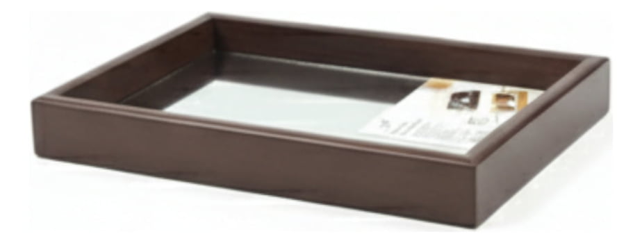 Bandeja Decorativa Retangular Espelhada De Mdf Mesa Bancada