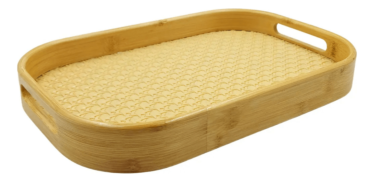 Bandeja Ovalada Em Bambu Pratica E Elegante