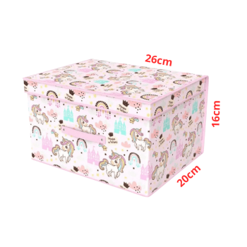 Caixa Organizadora Infantil Estampa Dinossauro 26x20x16 Cm