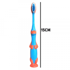 Kit 36 Escova De Dente Infantil Com Protetor De Cerdas Macias Animal Bichinho