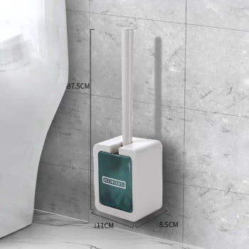 Escova Sanitária Adesiva Parede Escova Limpa Vaso Sanitário