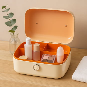 Maleta Multiuso Organizadora Com Bandejas Divisória