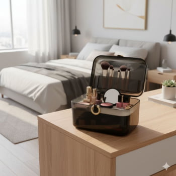 Maleta Multiuso Organizadora Com Bandejas Divisória