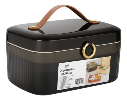 Maleta Multiuso Organizadora Com Bandejas Divisória Maleta Multiuso Organizadora Com Bandejas Divisória