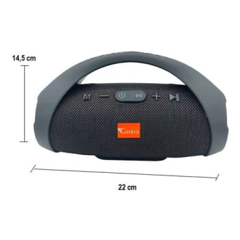 Rádio Caixa De Som Portátil Com Bluetooth Alto Falante Usb